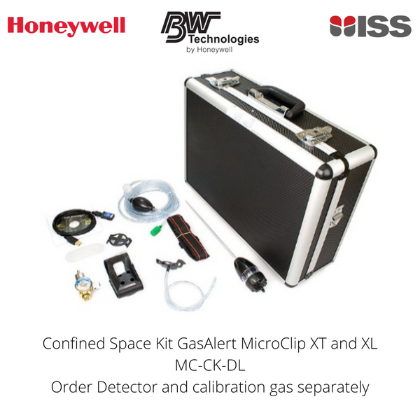 MC-CK-DL Honeywell Confined Space Kit GasAlert MicroClip XL and X3