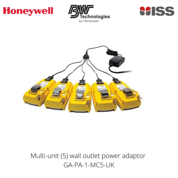 GA-PA-1-MC5-UK Honeywell Multi-unit (5) wall outlet power adaptor