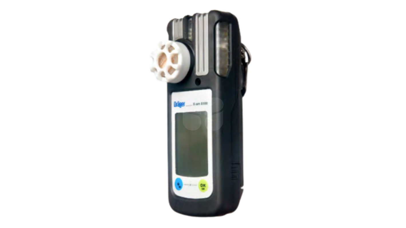 drager x am 5100 single-gas portable personal gas detector with display screen