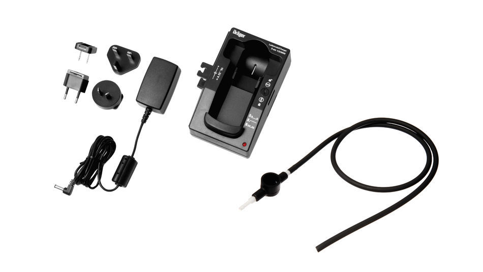 Drager X am charging and probe accessories