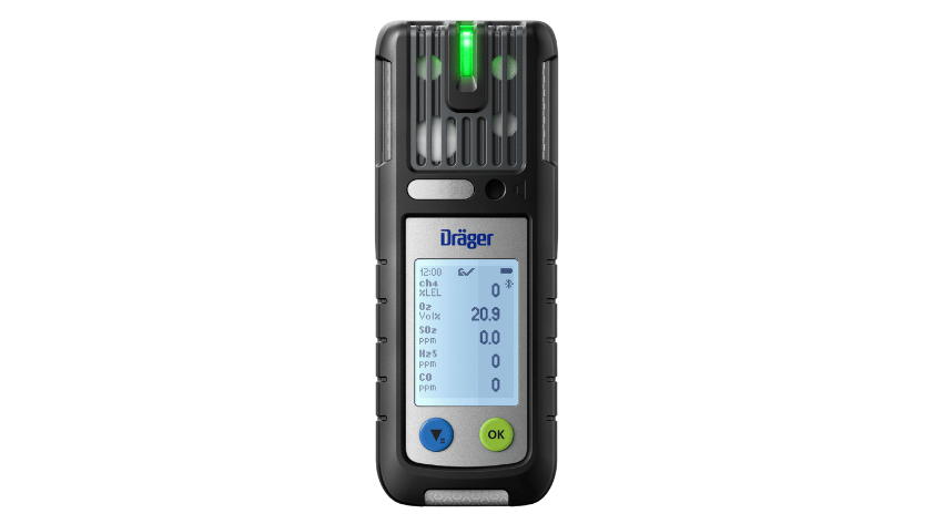Drager X am 5800 personal monitor portable multi gas detector