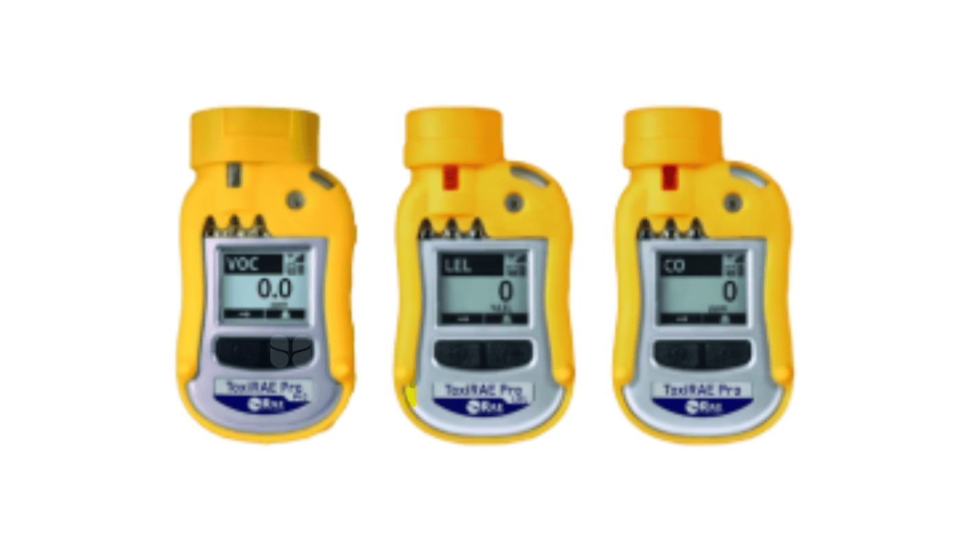Honeywell ToxiRAE Pro Single-Gas Monitors for VOCs, O2, Toxic, CO2 and Combustible Gases