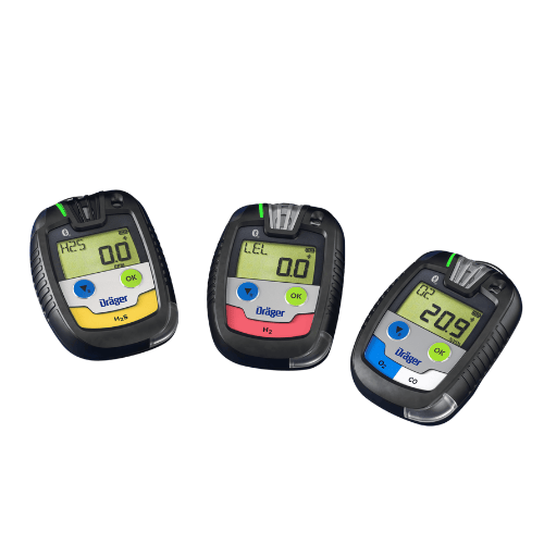 Three Drager portable gas detection devices