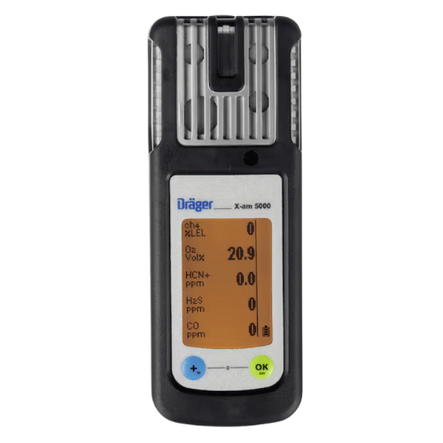 Dräger x am 5000 portable multi gas detector personal monitor with display screen