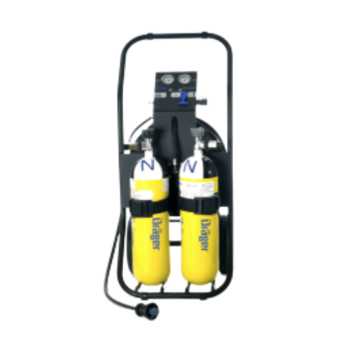 Dräger Dräger Breathing Apparatus Accessories 3353008 Dräger PAS AIRPACK 1 Without hose reel - 2 cylinder capacity