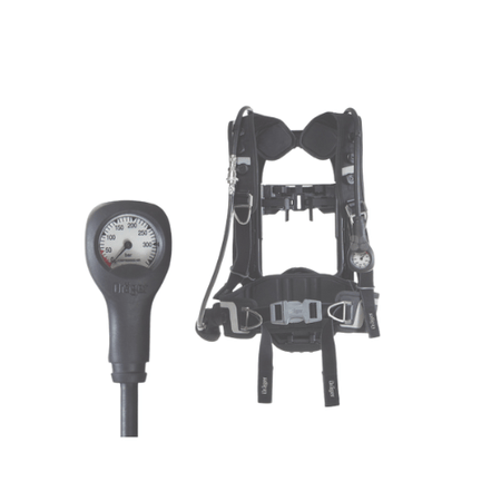 Dräger Dräger Breathing Apparatus 3709501 Dräger PSS AirBoss Active SCS, HA, DIN Cylinder Thread Connection Modular Waistpad