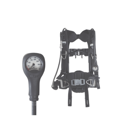 Dräger Dräger Breathing Apparatus 3716226 Dräger PSS AirBoss Active SCS, QC, HA Cylinder Quick Connect (300 bar)* Modular Waistpad, Single Cylinder Strap, Height Adjustable