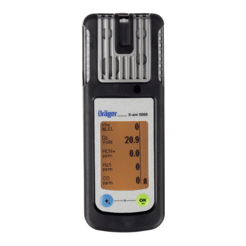 Drager X am 5000 multi gas detector personal monitor with display screen