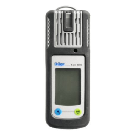 Drager X am 5000 portable multi gas detector personal monitor with display screen