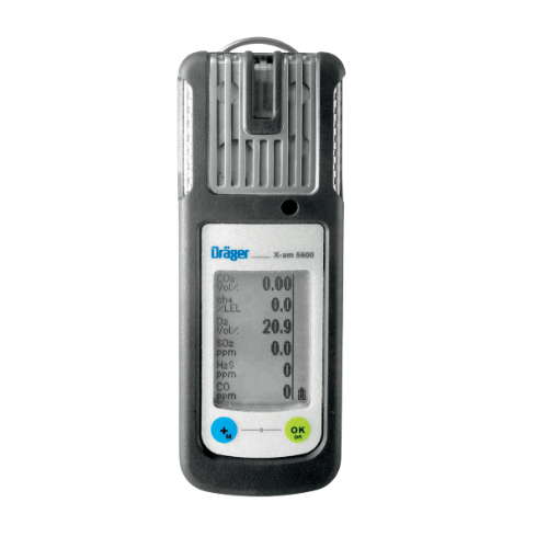 Drager portable multi-gas detector monitor with display screen