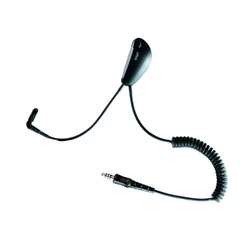 Dräger Dräger Breathing Apparatus Accessories Dräger MS-Com Mask unit for Dräger full facemasks, Approved according EN 136 Cl.3, coiled cable, ATEX* approved.Compatibility: Dräger Com-Control 400/400 500/550. Suitable cap and bracket required