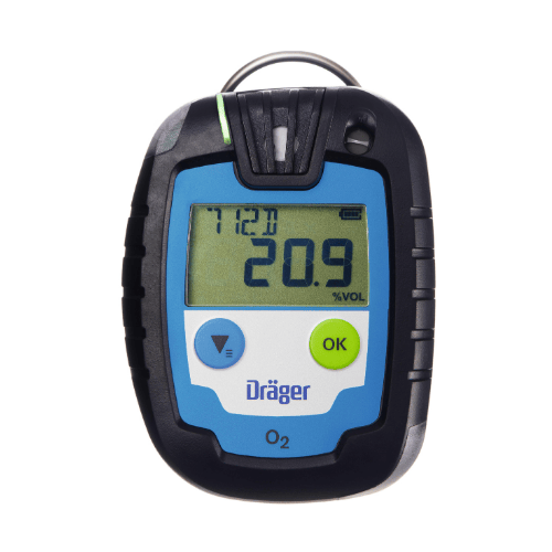 Drager Pac 6000 oxygen portable single gas detector personal gas monitor 