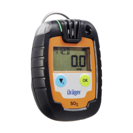 Drager Pac 6000 Sulphur Dioxide Portable Single Gas Personal Gas Monitor