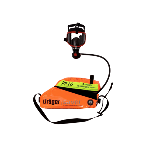 Drager constant flow escape with Panorama Full Face Mask 