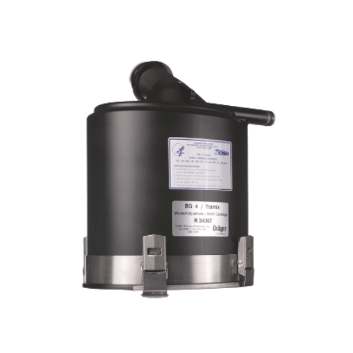 Dräger Dräger Breathing Apparatus Accessories R34367 Dräger CO2 Absorber Refillable cartridge translucent, requires dust filter and Drägersorb