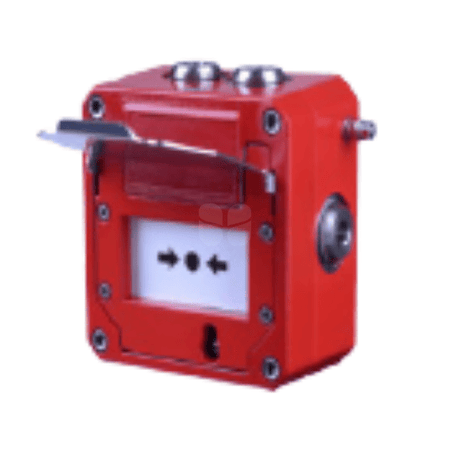 Honeywell Analytics Honeywell Audio/Visual Devices HAHBGADLMLF Honeywell 24 Vdc, Hazardous Area(Ex d e), Manual Call Point, Break Glass, LM6(red). Lift Flap, Metalised Polyester Duty Label 2 x M20 & 1 x M20, SIL 2