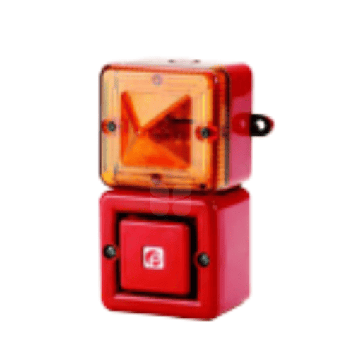Honeywell Analytics Honeywell Audio/Visual Devices HASCAVXXABXXR Honeywell 24 Vdc, Safe Area, 150 cd , 100 dB(A) @ 1mtr,Red Encl., Red Lens