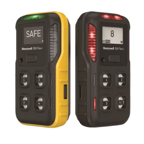 Honeywell BW Technologies Portables Honeywell BW Flex Honeywell BW Flex4/5 %LEL(Filtered Catalytic) O2 COSH CO2 | Yellow / Black P/N: CPD-W6X1HMB1-Y-00 / CPD-W6X1HMB1-B-00
