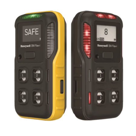 Honeywell BW Technologies Portables Honeywell BW Flex Honeywell BW Flex4/5 %LEL(Filtered Catalytic) O2 COSH CO2 | Yellow / Black P/N: CPD-W6X1HMB1-Y-00 / CPD-W6X1HMB1-B-00