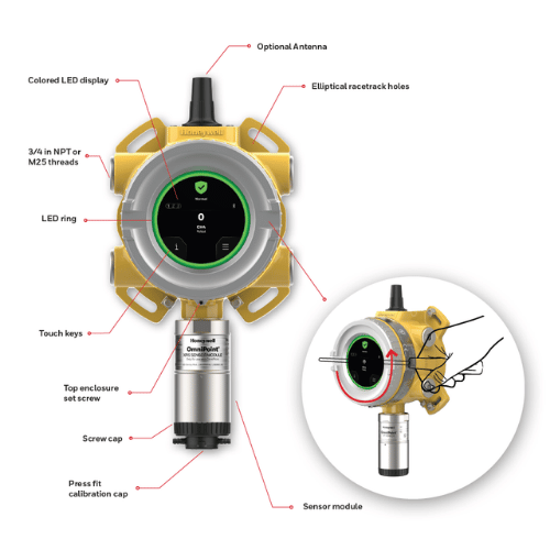 Honeywell Honeywell OmniPoint OPT-CAT-NNN  Honeywell OmniPoint™ Transmitter, Aluminium, 3/4"