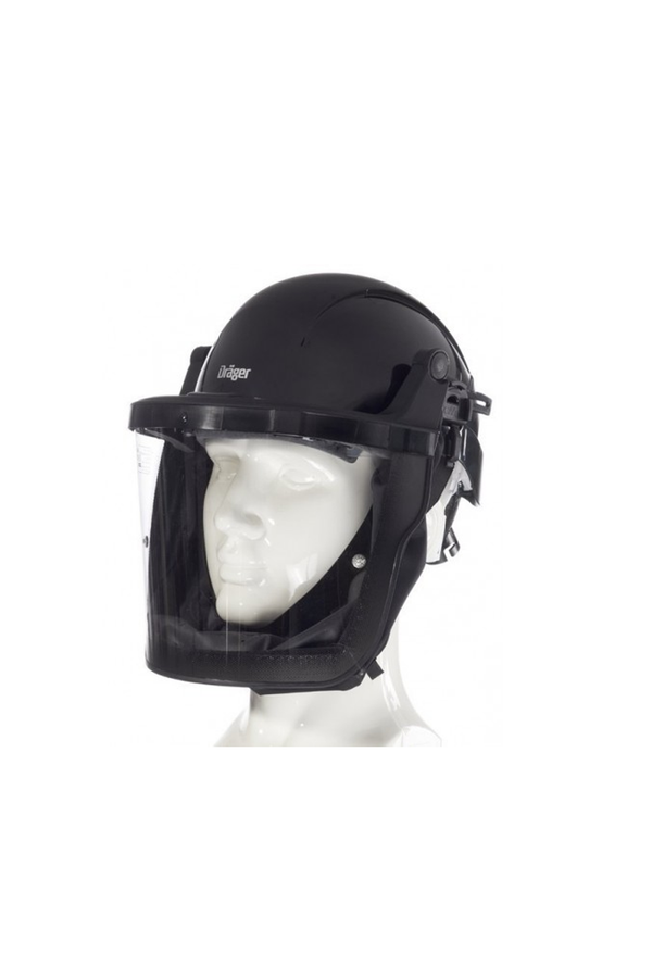 Dräger X-plore 8000 Helmet with Visor, Black