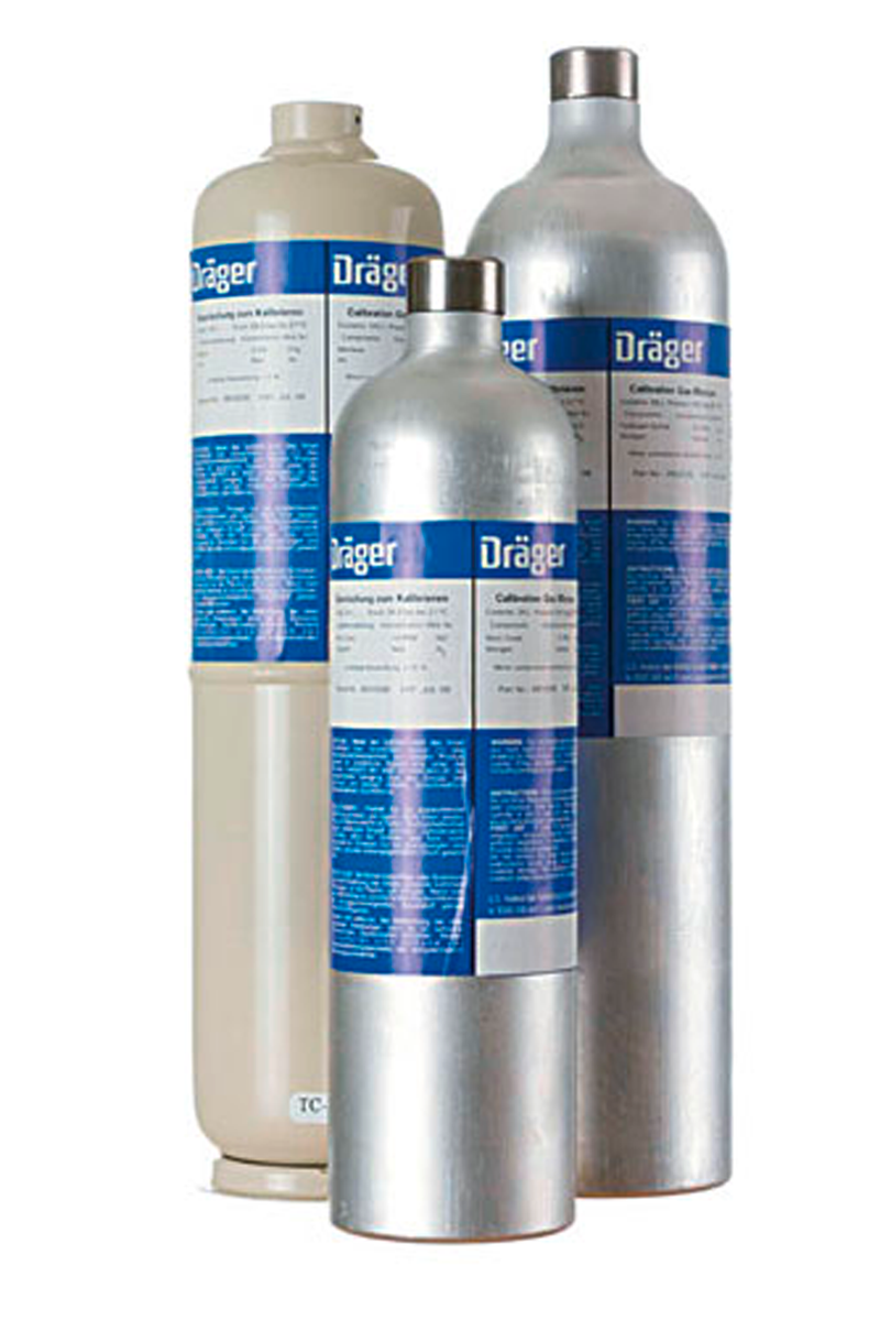 Dräger C3H8 40%/nitrogen - note pressure limited 13 litres gas at 190psig Part No. 3360525