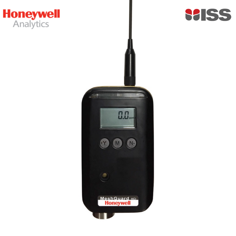 D01-S00P-111 Honeywell MeshGuard Stainless Steel Detector w/o Battery, Carbon Dioxide CO₂‚ IR* Range: 0 to 5% vol., 0.01% Resolution