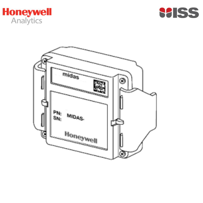 MIDAS-S-XHF Honeywell Midas Sensor Cartridge Nitrogen Trifluoride (NF3)*, Methyl Fluoride (CH3F)**, 0-40ppm, 0-120ppm