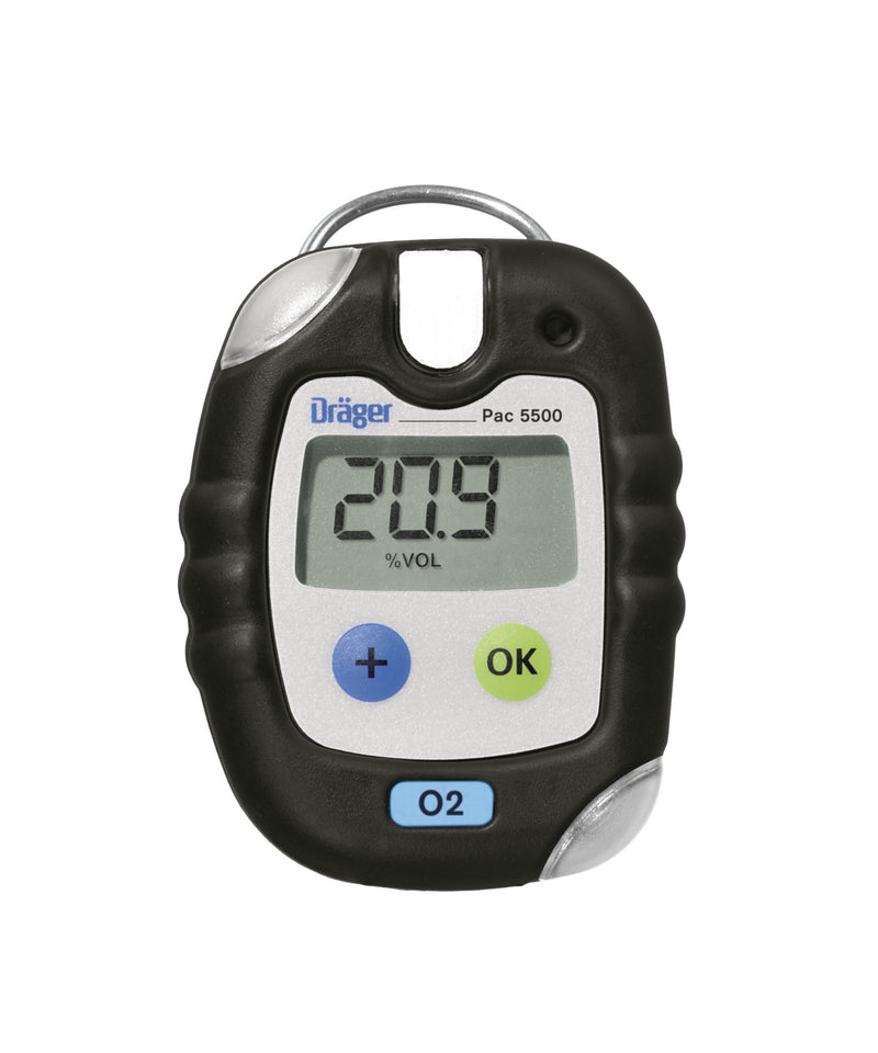 Dräger PAC 5500 Oxygen (O2) Personal Gas Monitor