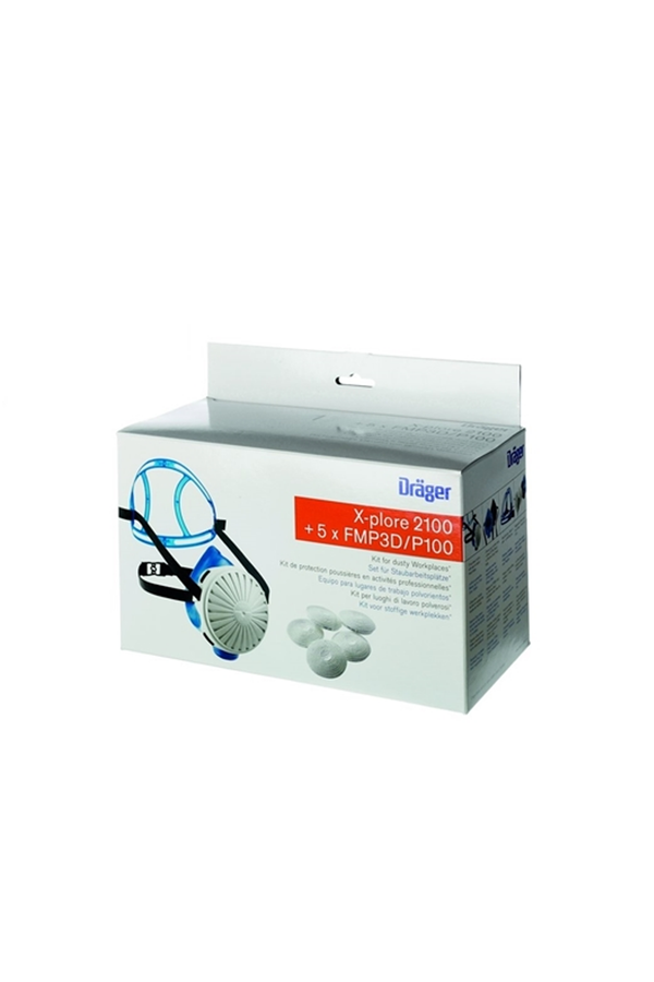 Dräger X-plore® 2100 kit, EPDM, universal size includes 5 filters