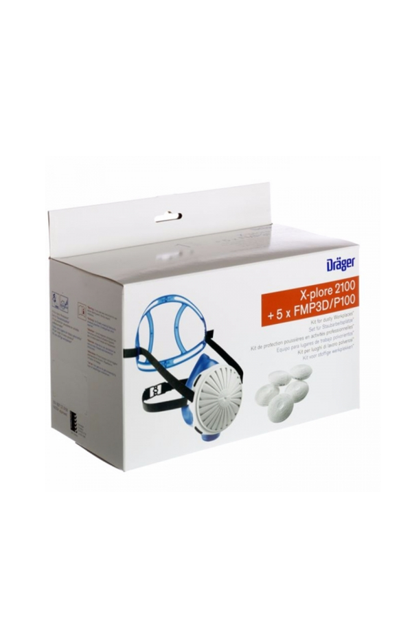 Dräger X-plore® 2100 kit, Silicone M/L includes 5 filters